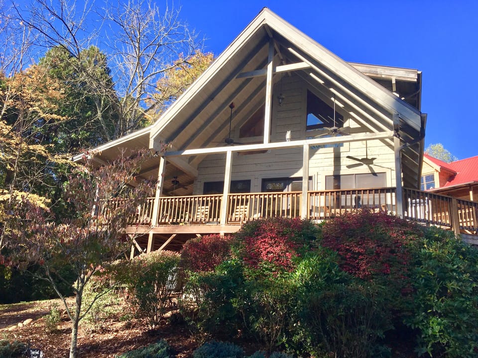 View looking up from Jonathan Creek