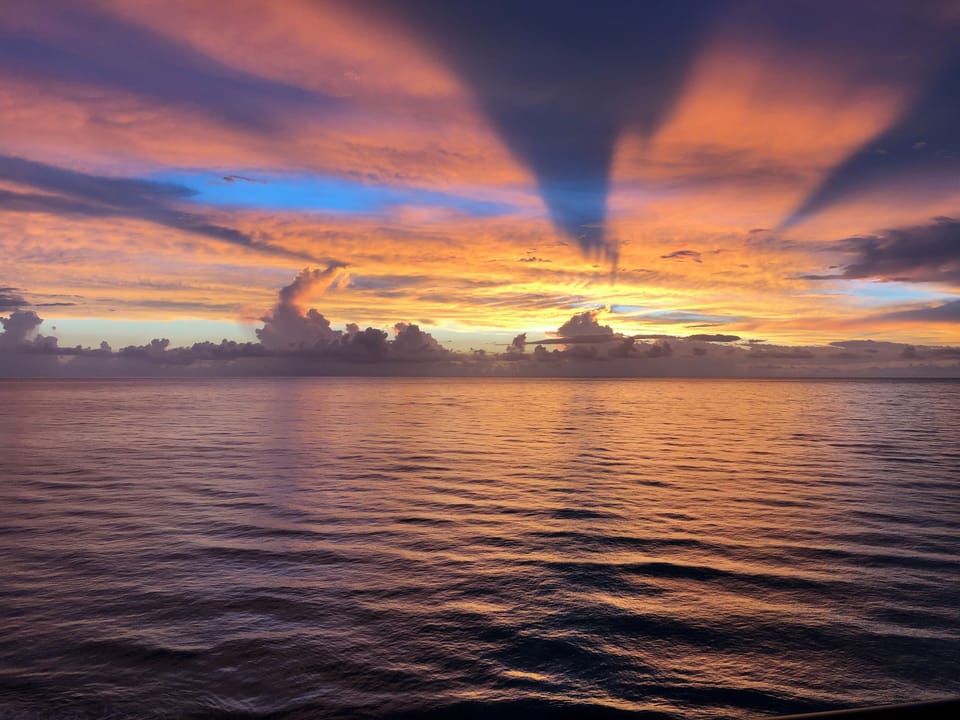 Sunrise in paradise