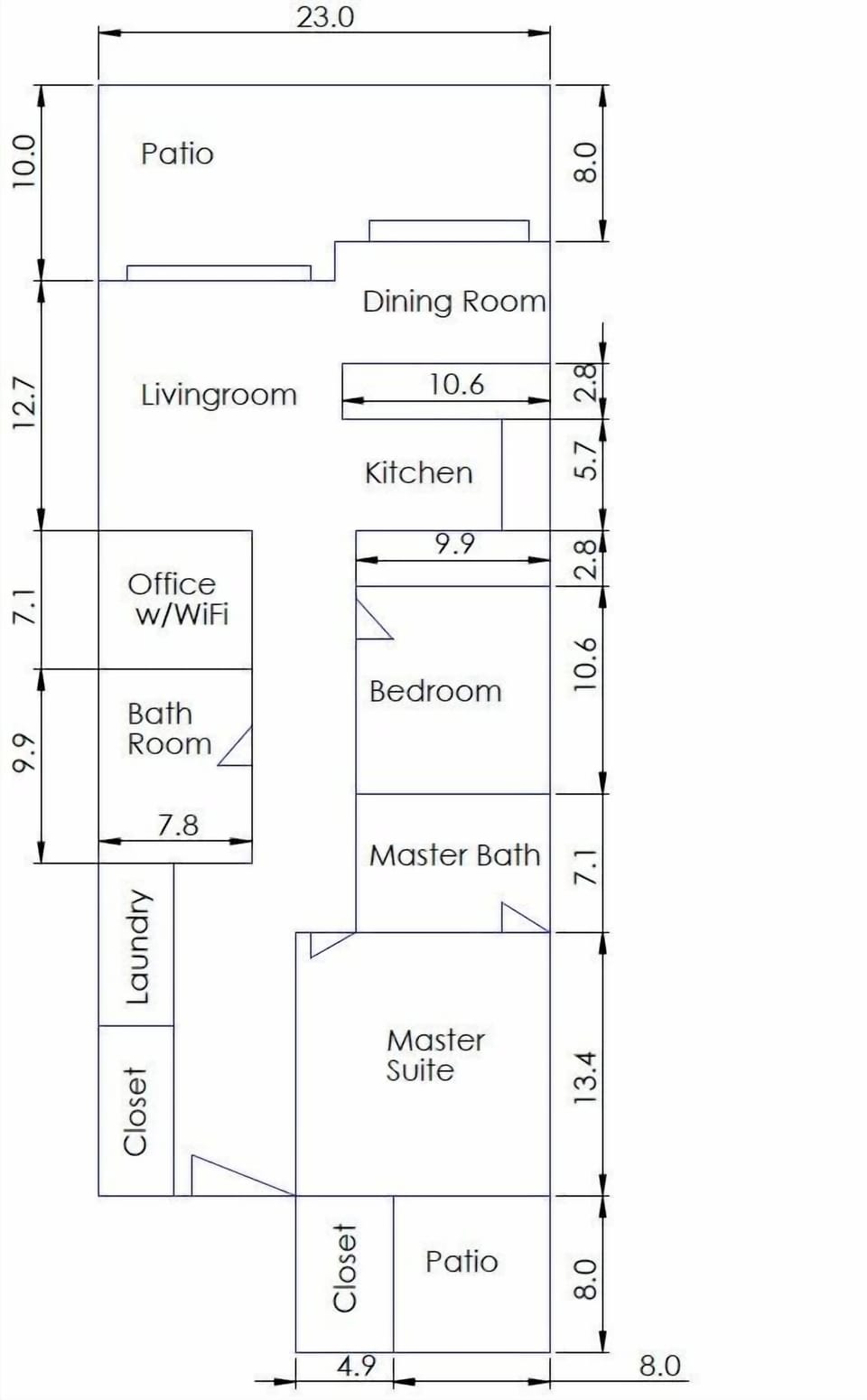 Condo floor plan