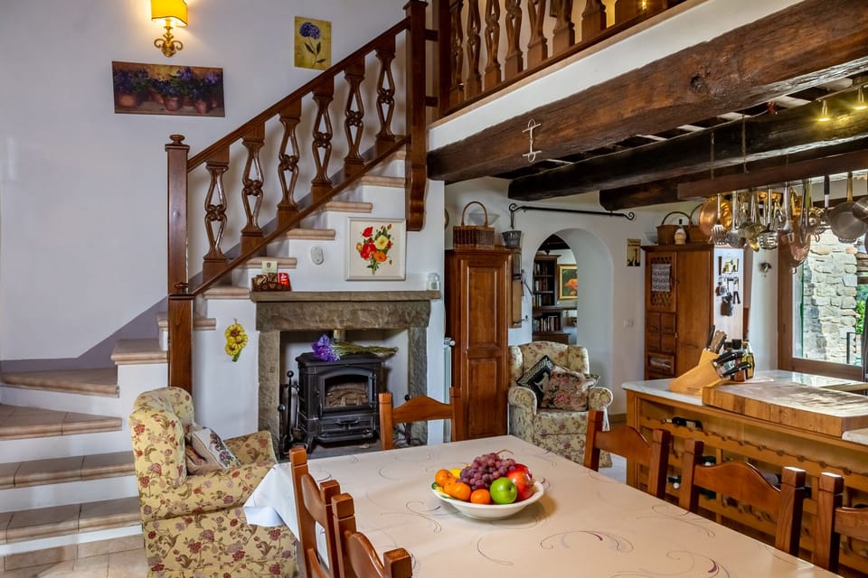 Dining Room and wood burner