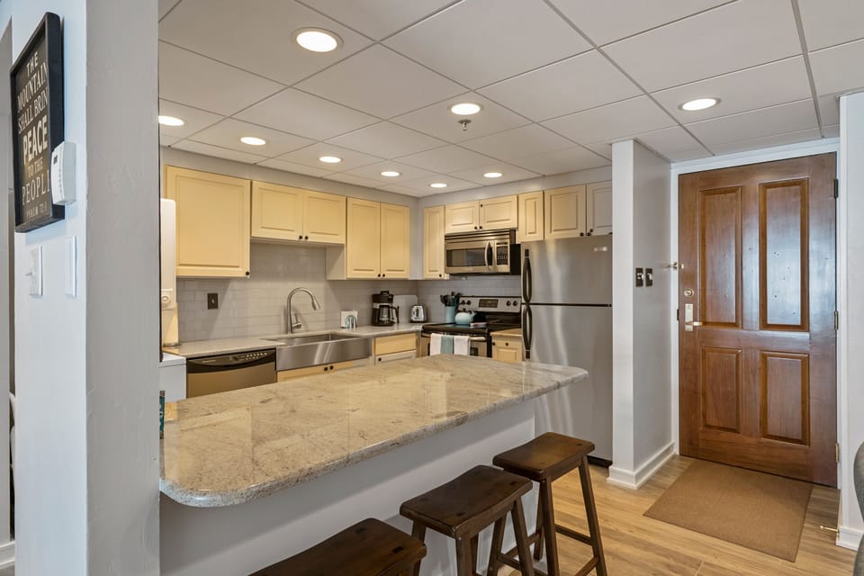 Fully equipped kitchn