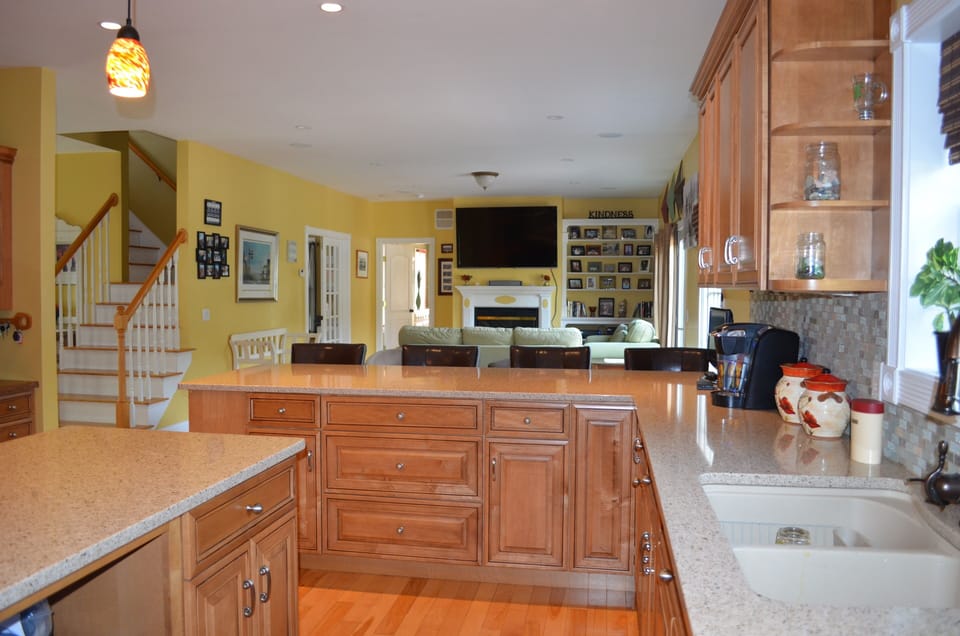 Living room from kitchen