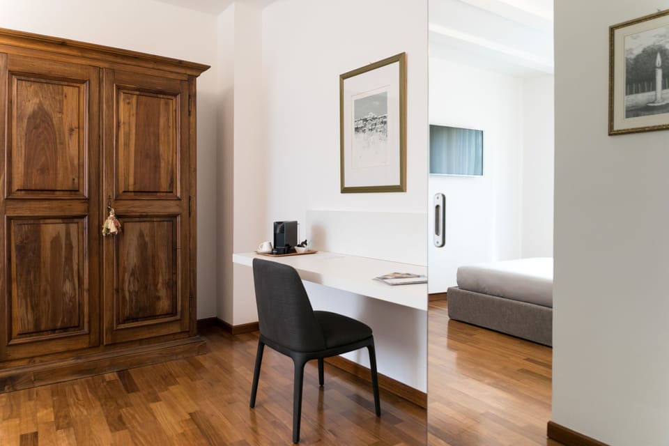 Double Room, Private Bathroom, Garden View (Melograno) | Premium bedding, down comforters, individually decorated