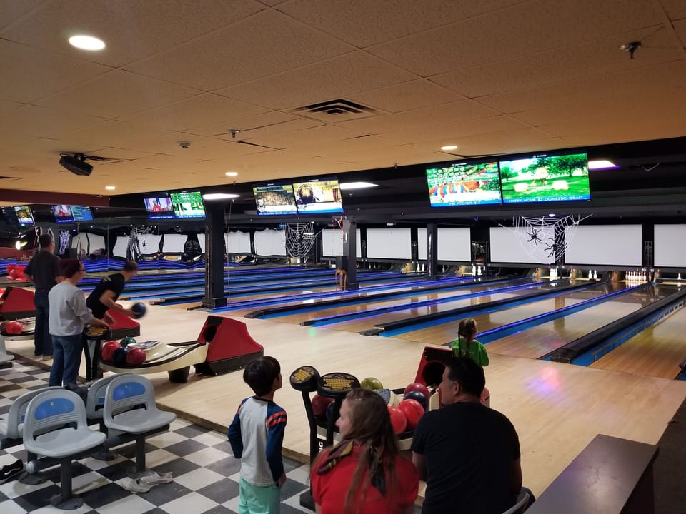 Lakeside Bowling alley, in the same building as the condo - very convenient!