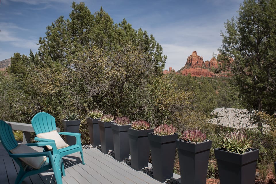 View from the front deck