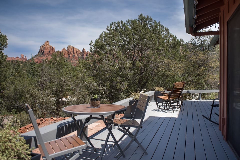 View from the side deck