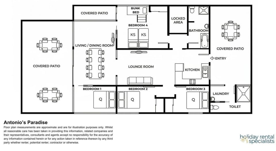 Anotonio's Paradise | Floorplan