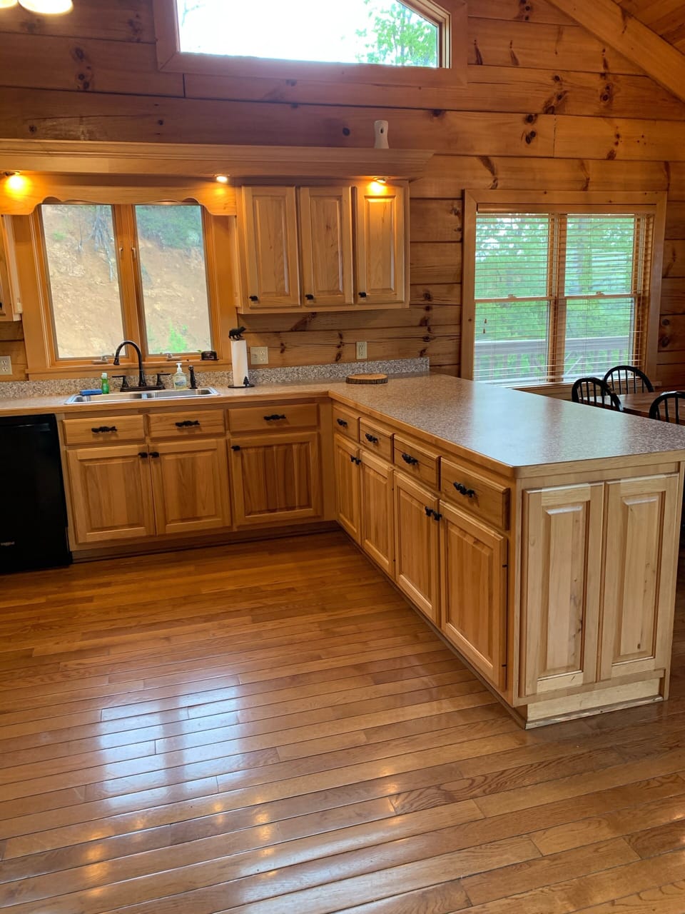 Lots of countertop space for meal prep or takeout containers 