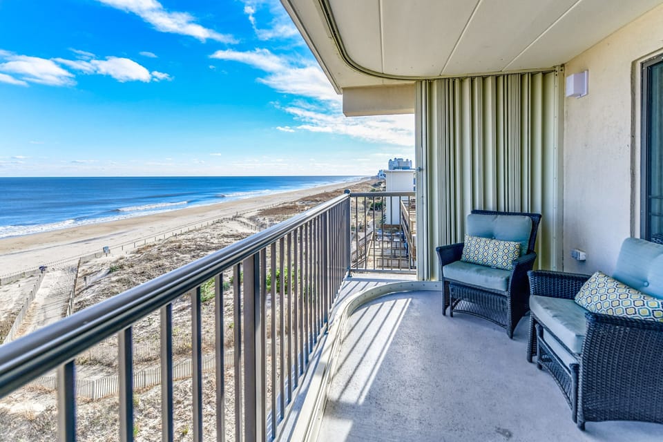 Balcony view looking South