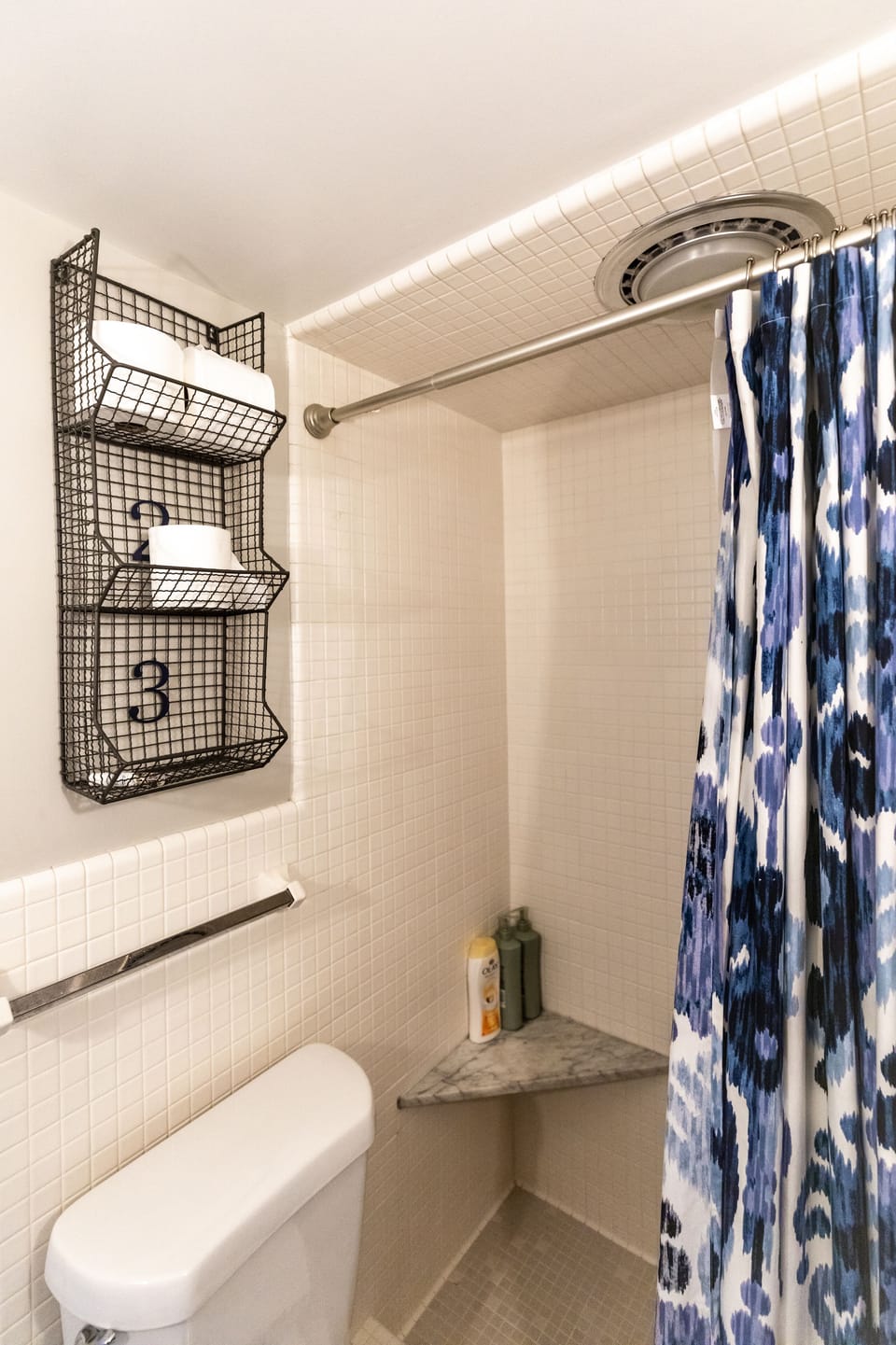 First floor full bath with walk in shower