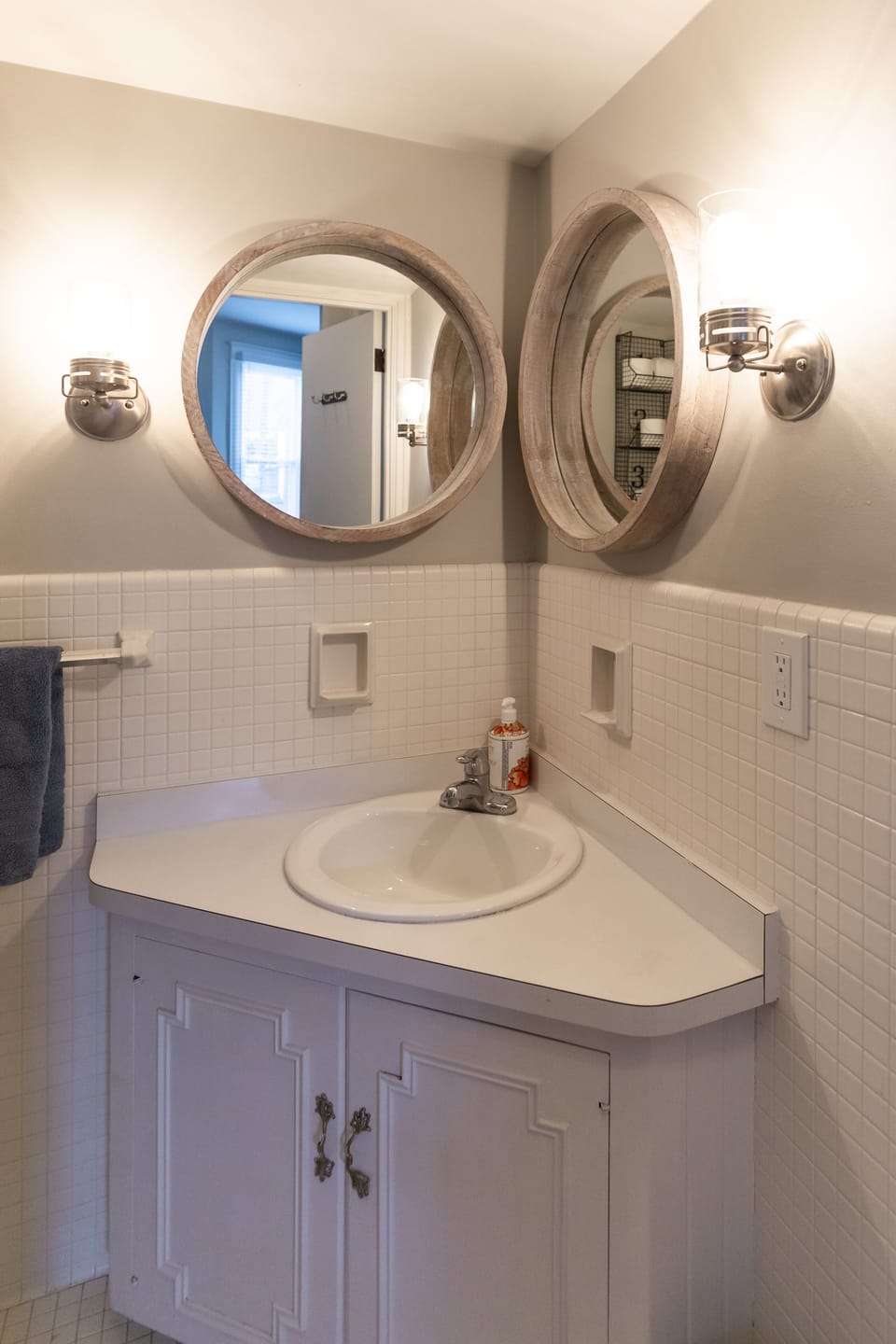 First floor full bath with walk in shower