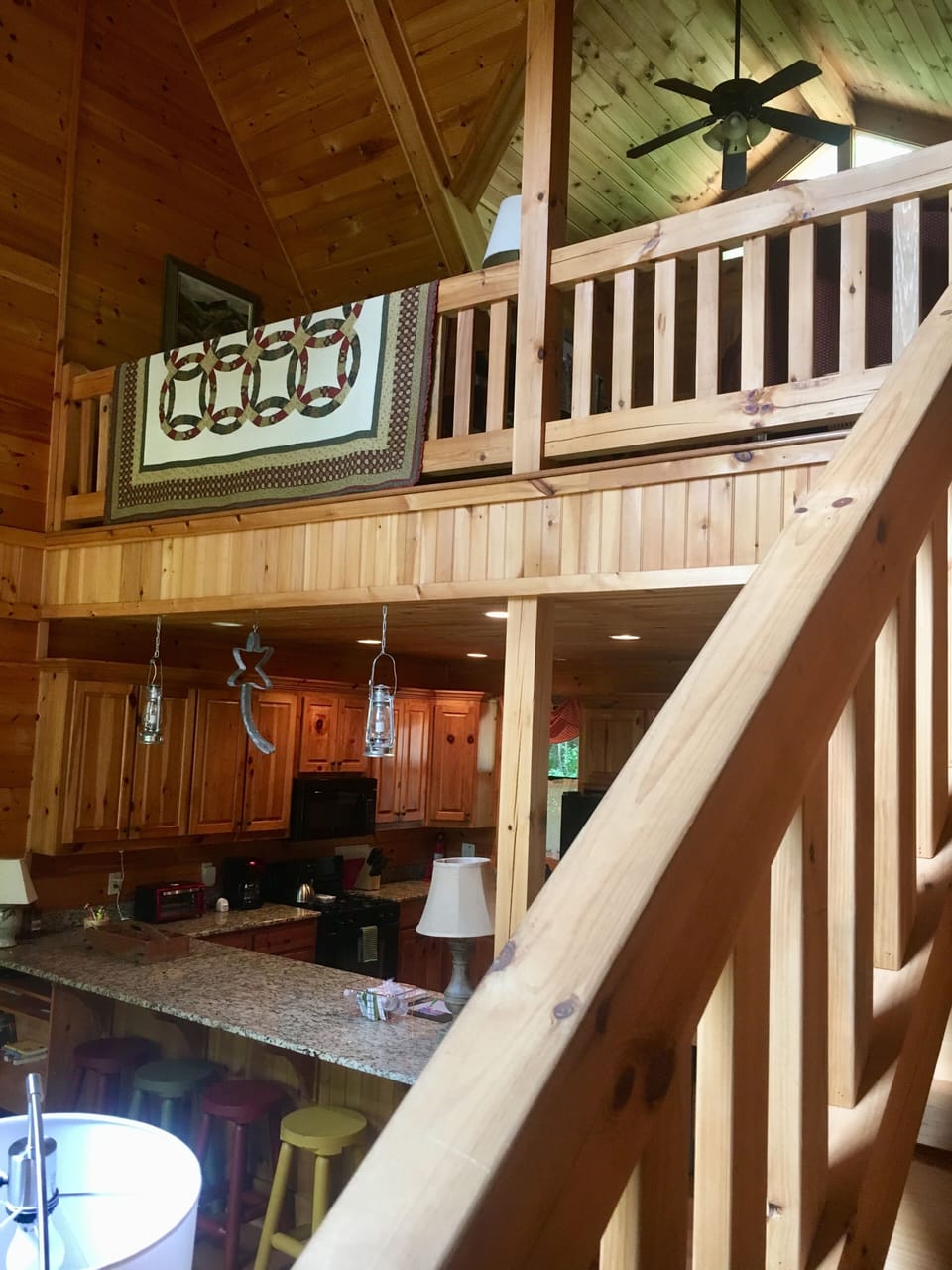 Loft area at top of stairs 