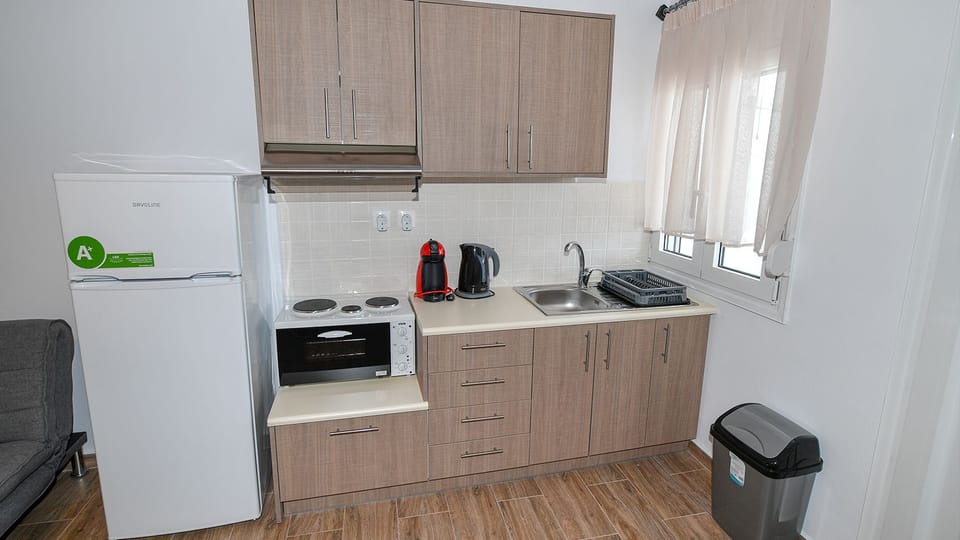 Deluxe Studio Suite | Private kitchenette | Fridge, microwave, stovetop, espresso maker