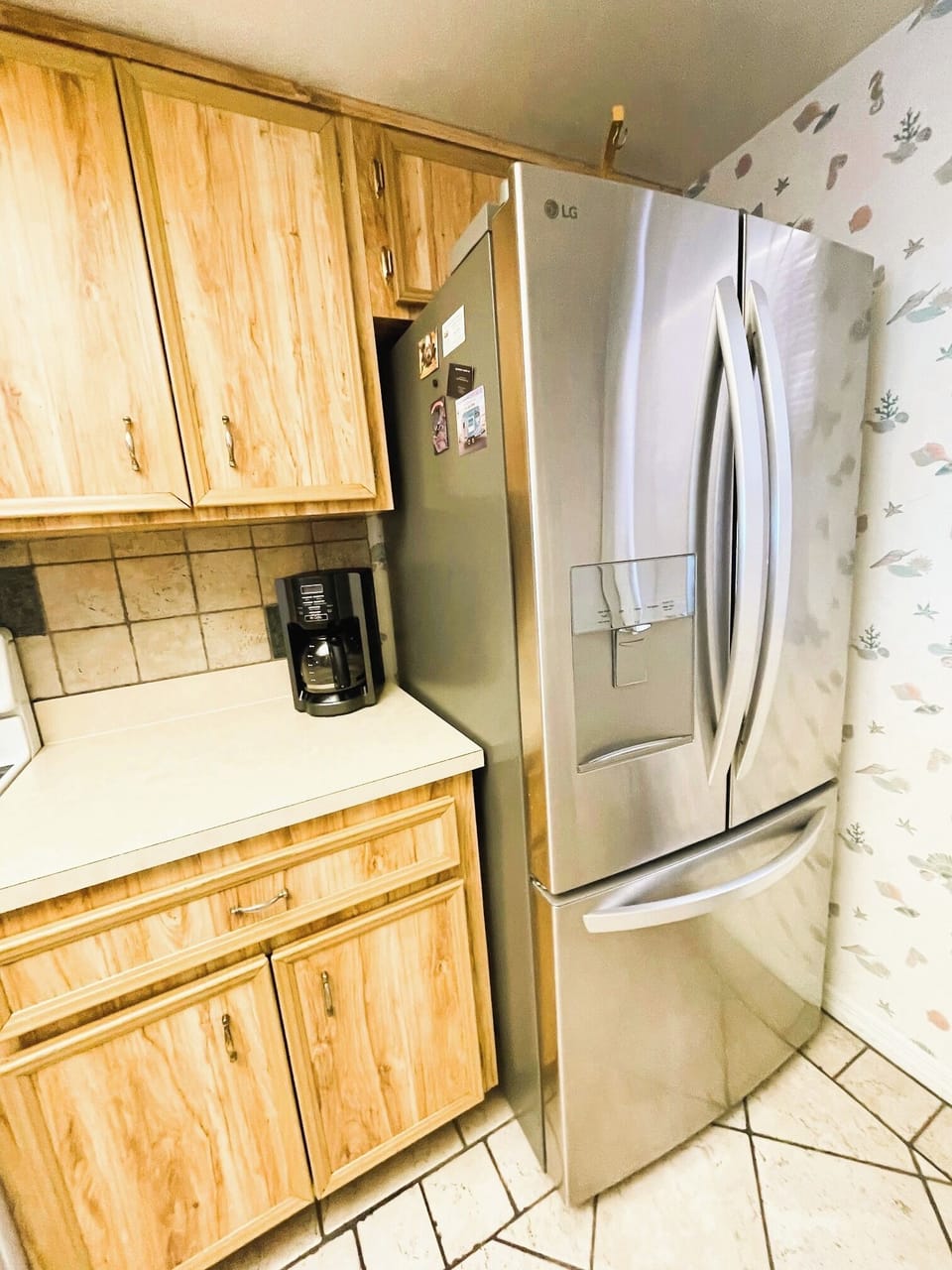 Brand new side by side w/ water dispenser