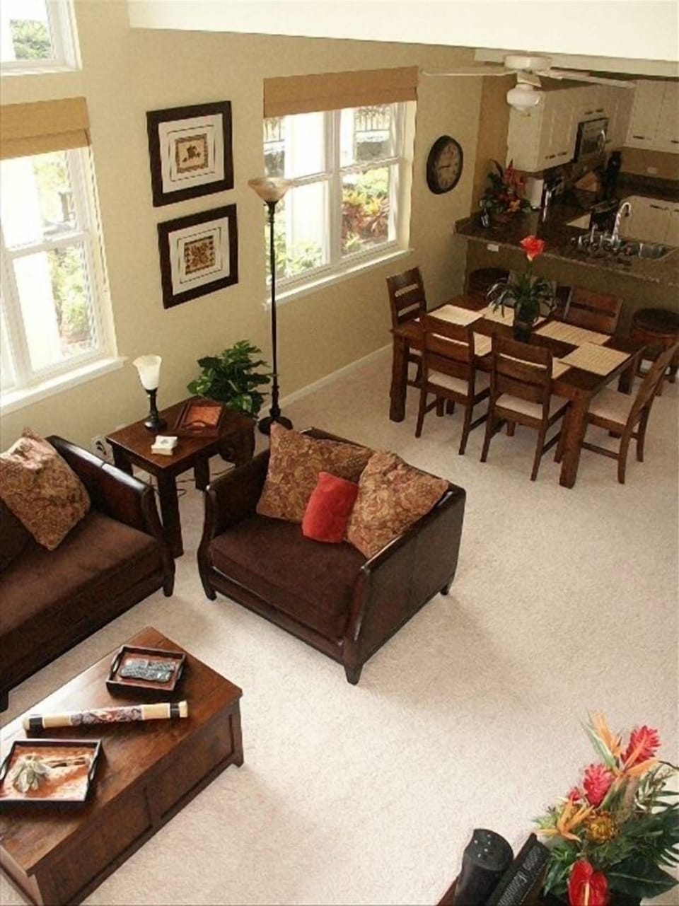 Living Room and Dining Area