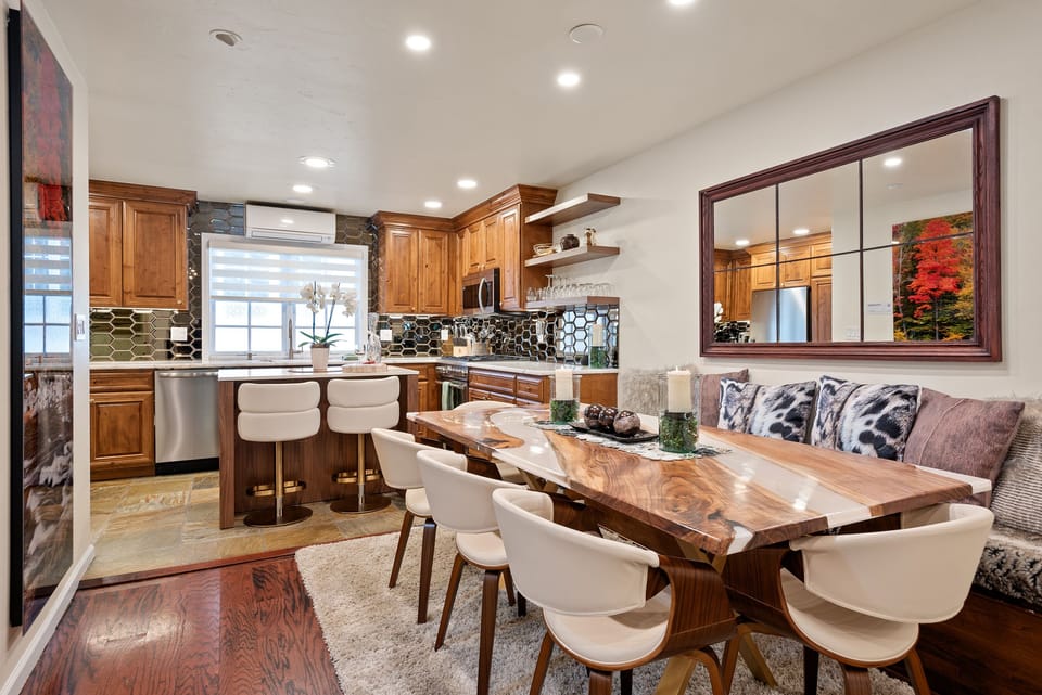 Beautiful custom dining table (seats 8)