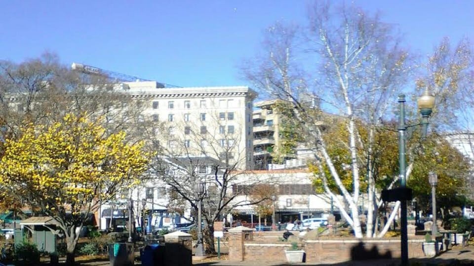 Pritchard Park across the street