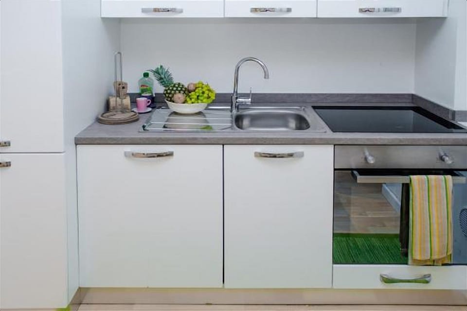 Apartment, 1 Bedroom | Private kitchen | Fridge, stovetop, dishwasher, coffee/tea maker