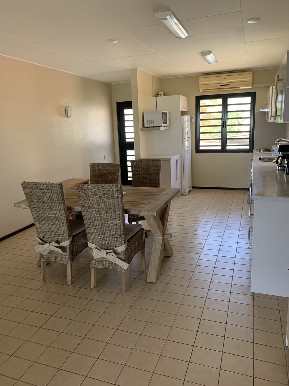 Dining into kitchen and entrance. all new windows & doors