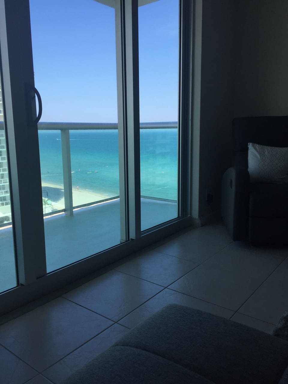 View of Ocean from Living Room