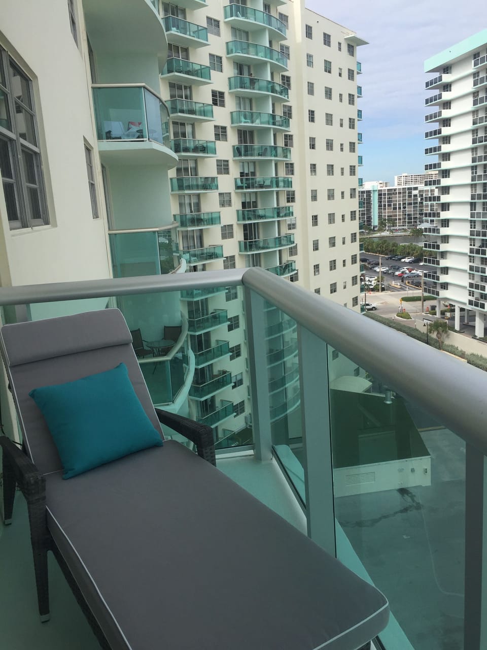 Relax on the Balcony on your Chaise Lounge