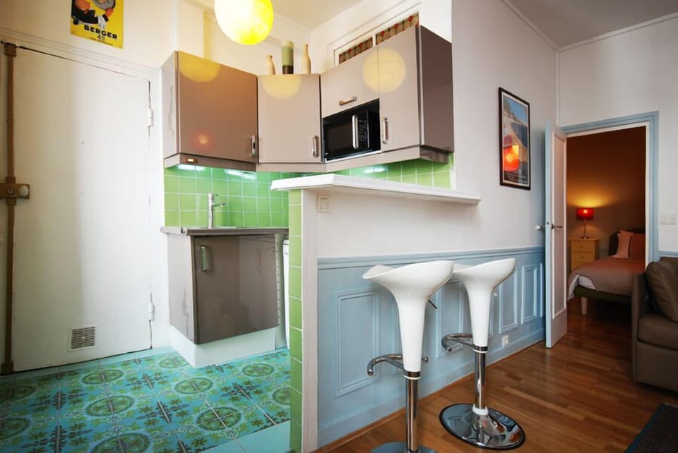 Open plan kitchen
