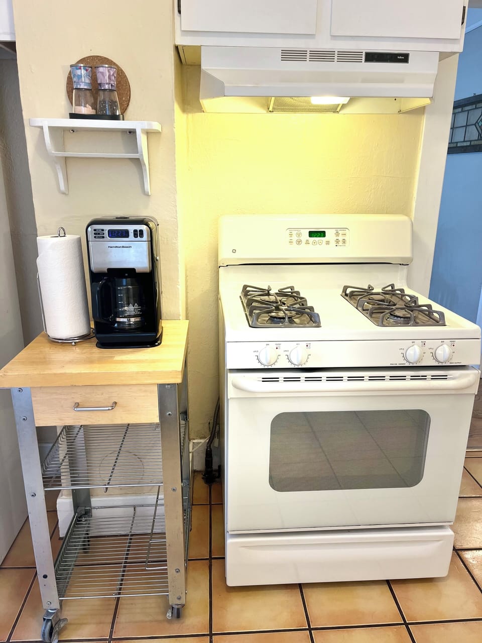 Gas stove top and drip coffee maker
