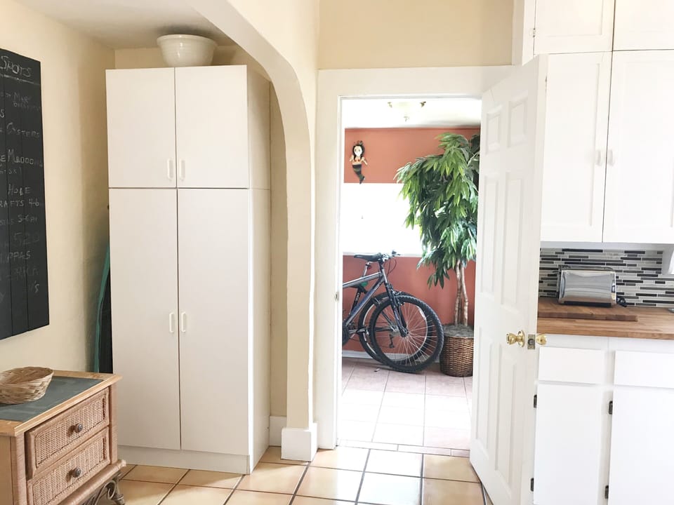 Entry to back porch