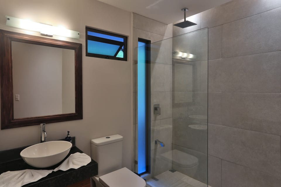 Free toiletries, hair dryer, bathrobes, bidet