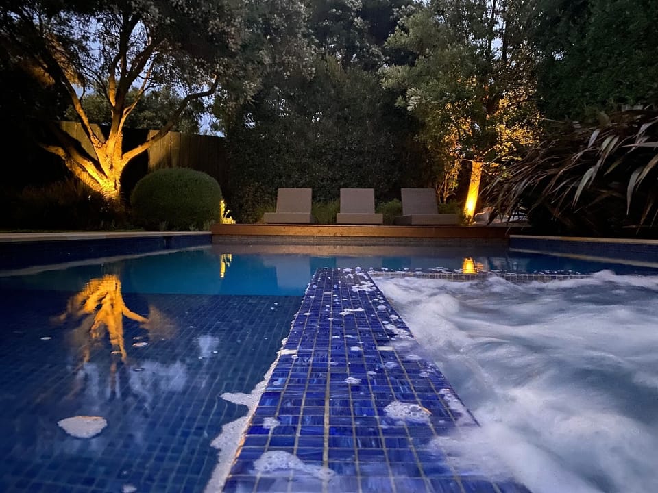 Night Time Pool Ambiance