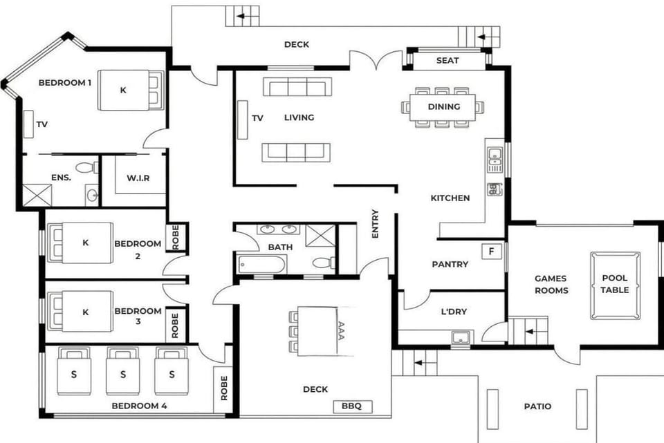Amber Cottage | Floorplan