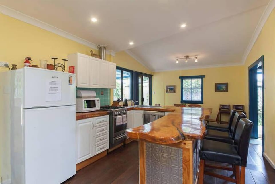 Kitchen with dishwasher and gas stove