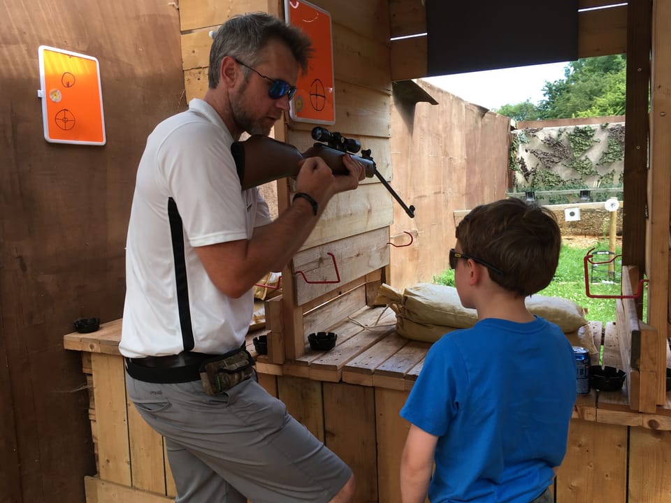 Air rifle & archery a walk or short drive away | Cotswold Range next to LME.