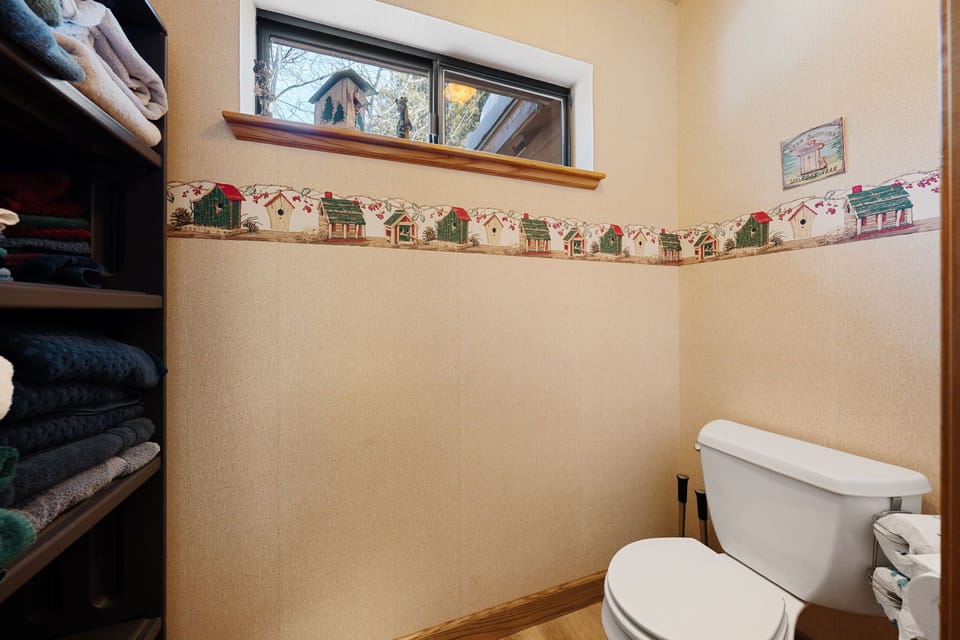 Water closet off of the mudroom