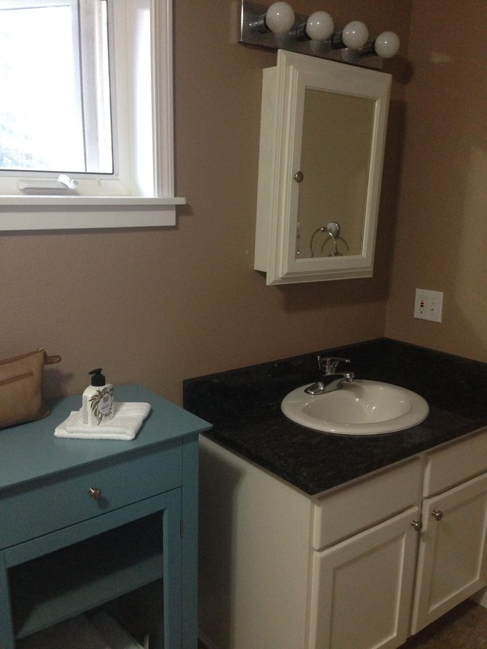 Upstairs full bathroom - one of the sinks