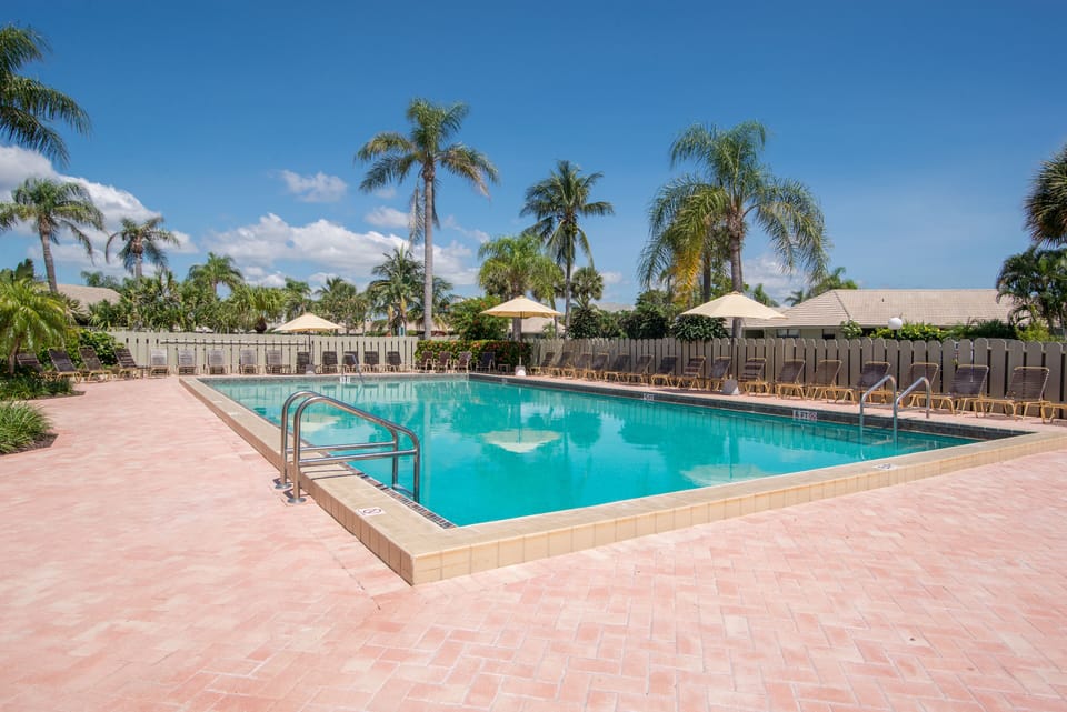 Community pool with  year round swimming.
