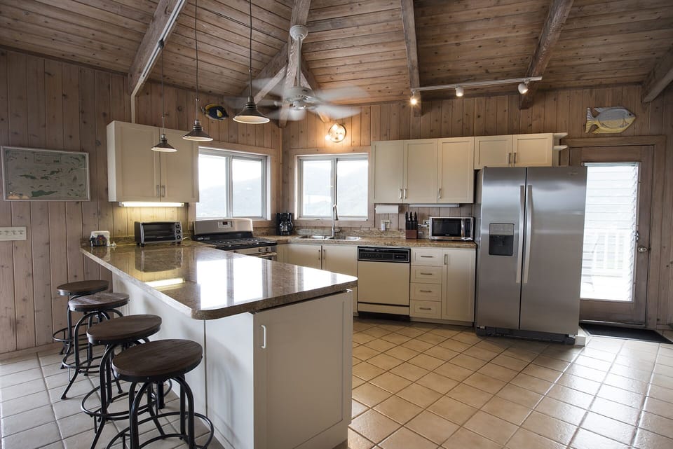  Spacious Kitchen is Fully Stocked. Just Bring your Favorite Food and Drinks
