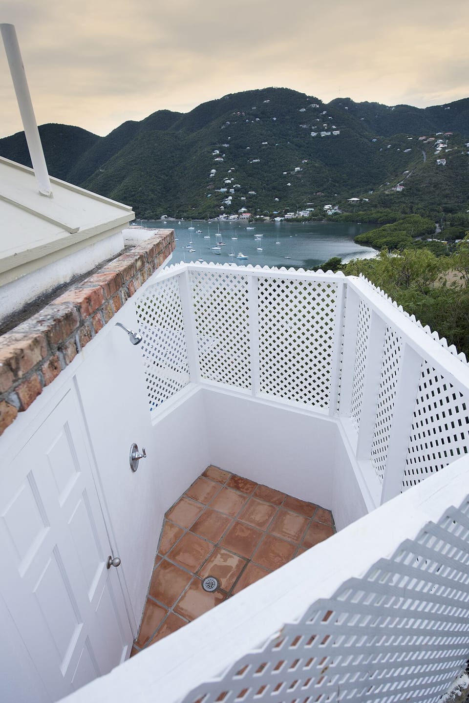 Outdoor Private Pool House Shower, Enjoy the Views. 