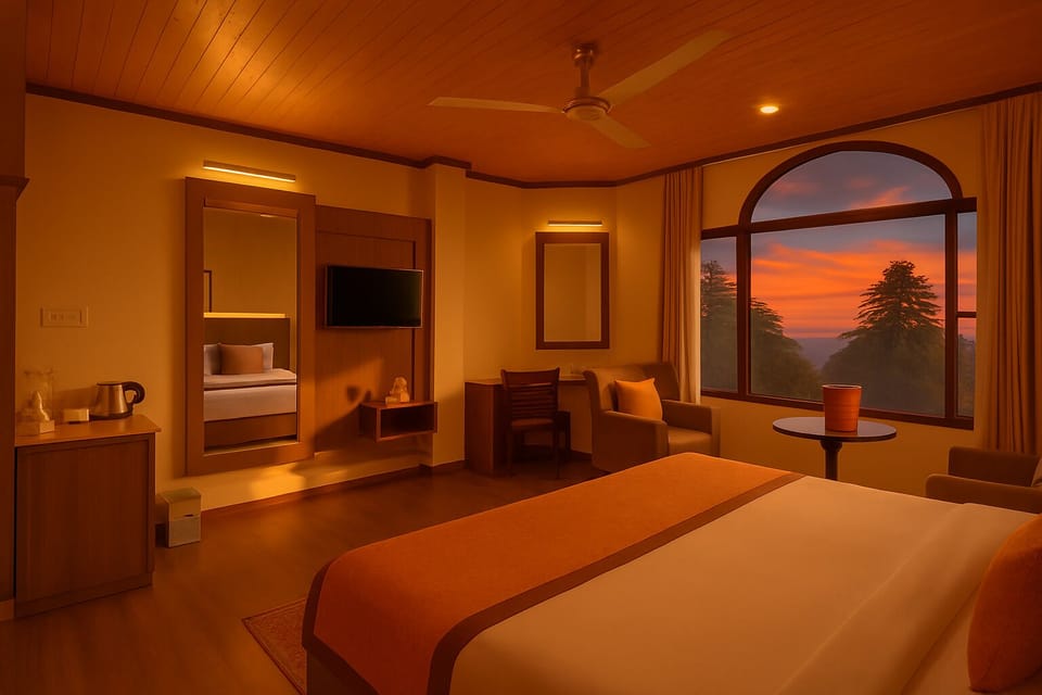 Deluxe Forest Facing | Premium bedding, memory foam beds, minibar, individually furnished