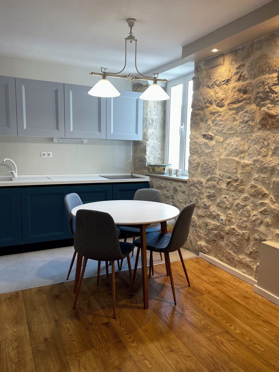Apartment for 2 people with kitchen | Private kitchen | Coffee/tea maker, fridge, oven, stovetop