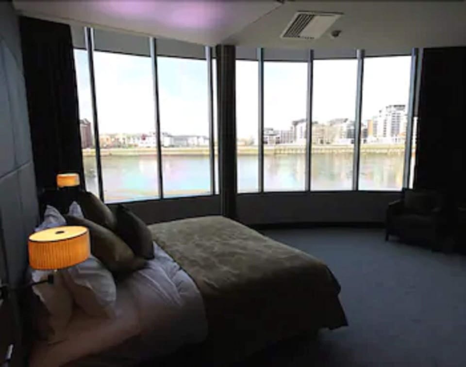 Premium Double Room, River View | In-room safe, desk, blackout drapes, soundproofing