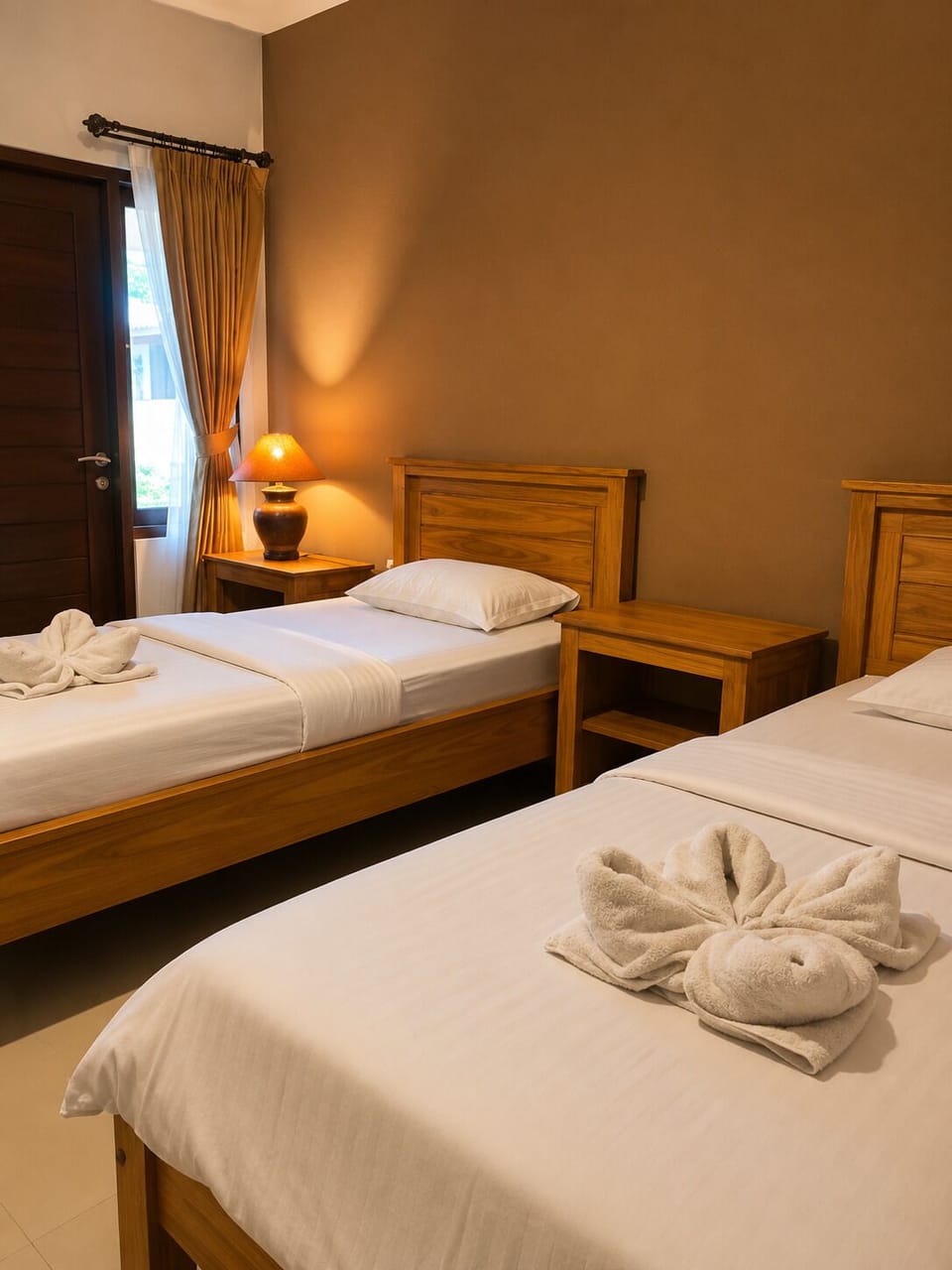 Desk, WiFi (free), bed sheets