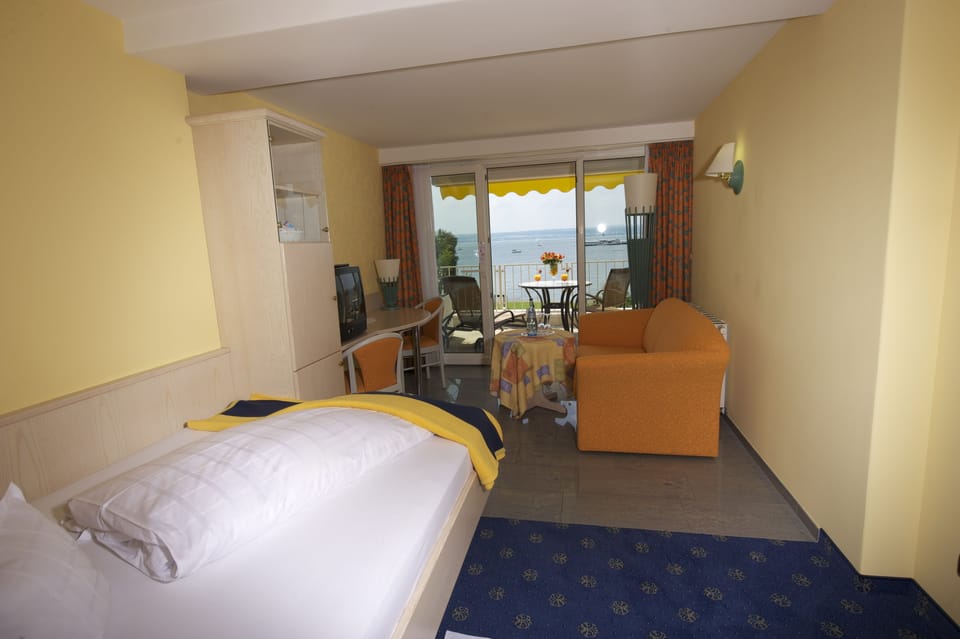 Single Room, Lake View | Minibar, in-room safe, desk, rollaway beds