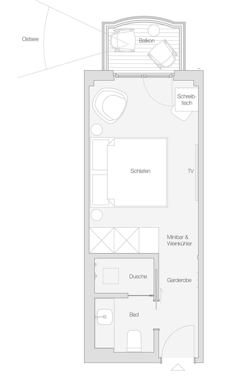 Premium bedding, free minibar items, in-room safe