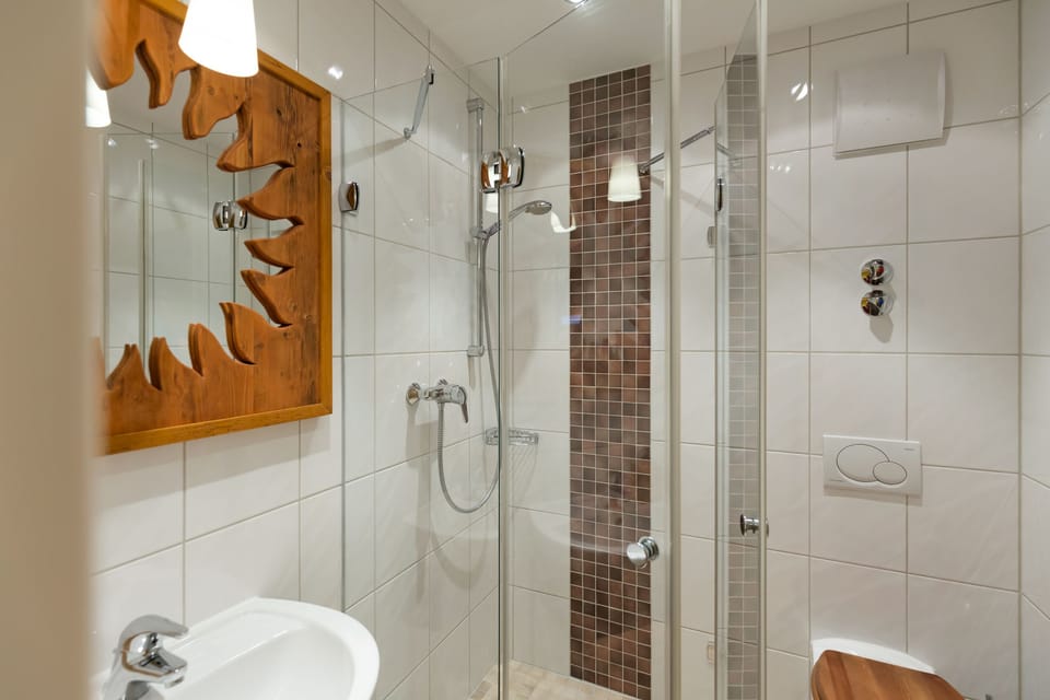 Standard Single Room, Mountain View | Bathroom | Shower, hair dryer, bathrobes, slippers