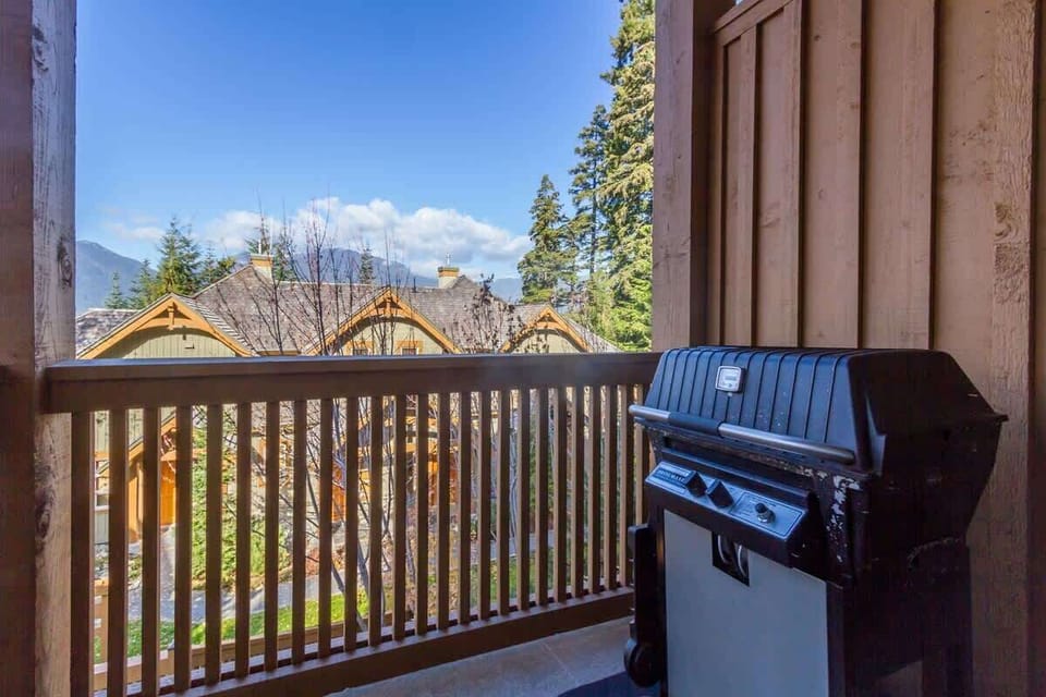 Balcony with BBQ