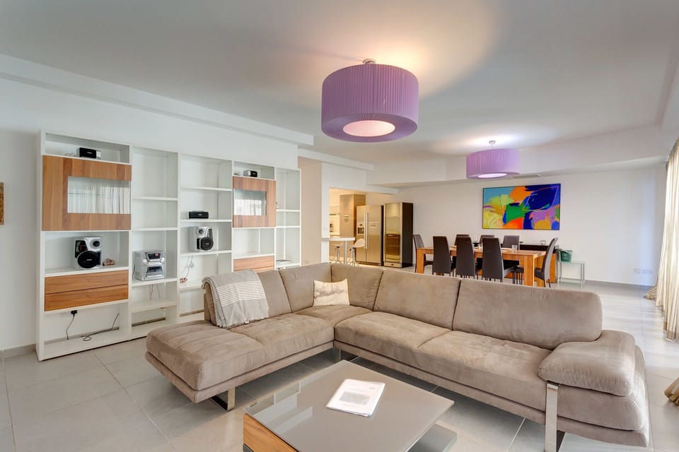 Apartment, 2 Bedrooms | Living area | LCD TV