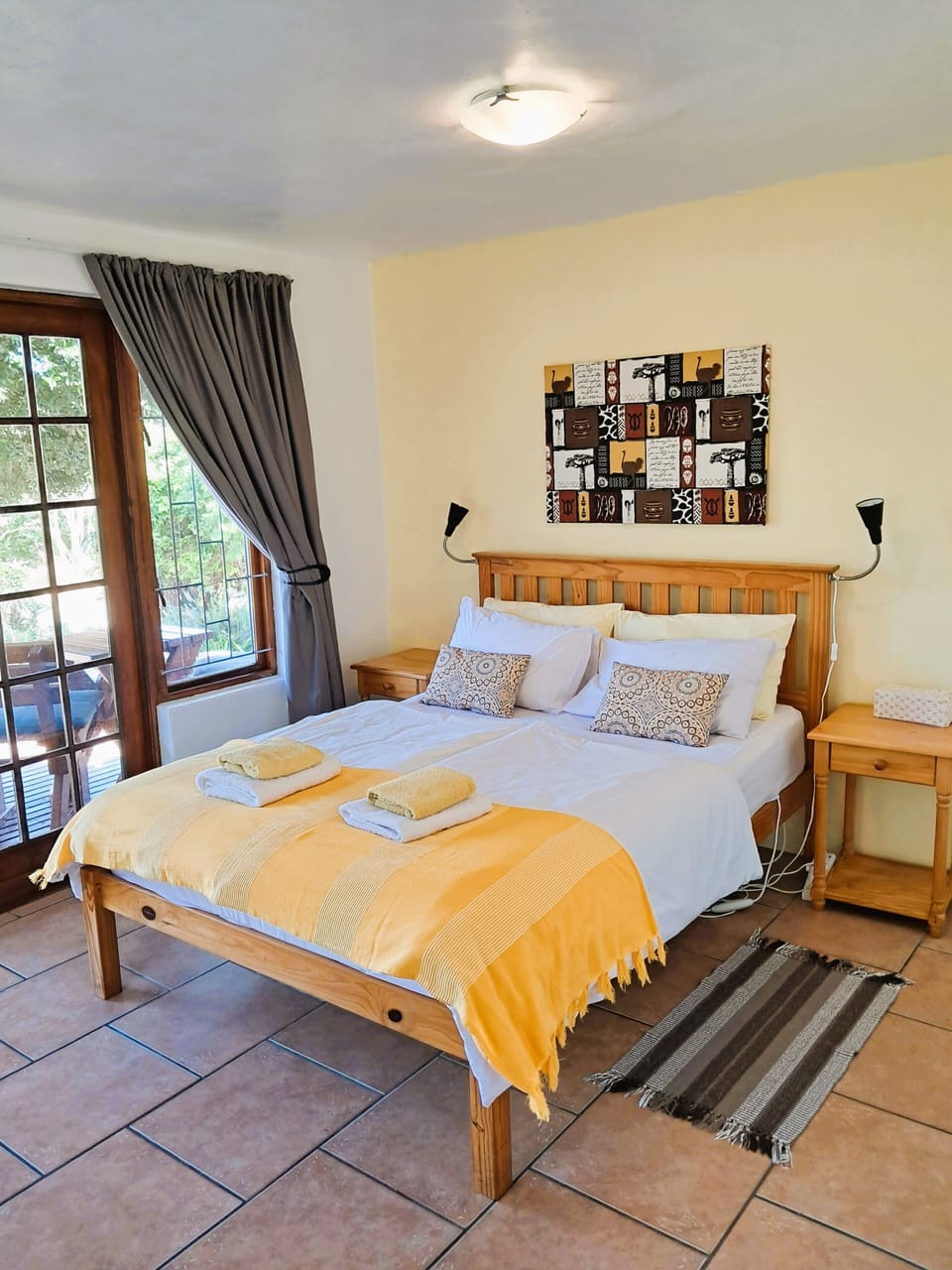 Standard Double Room, Patio | 1 bedroom, in-room safe, individually decorated, individually furnished
