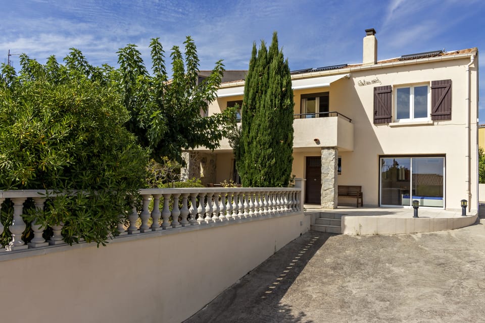 front of the house