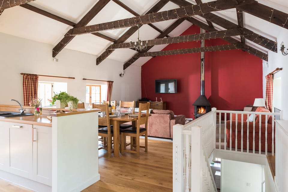 Stunning open plan top floor